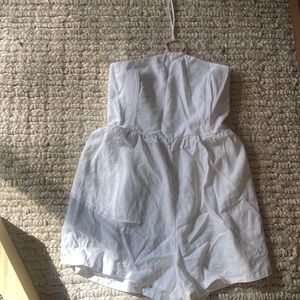Tie neck romper